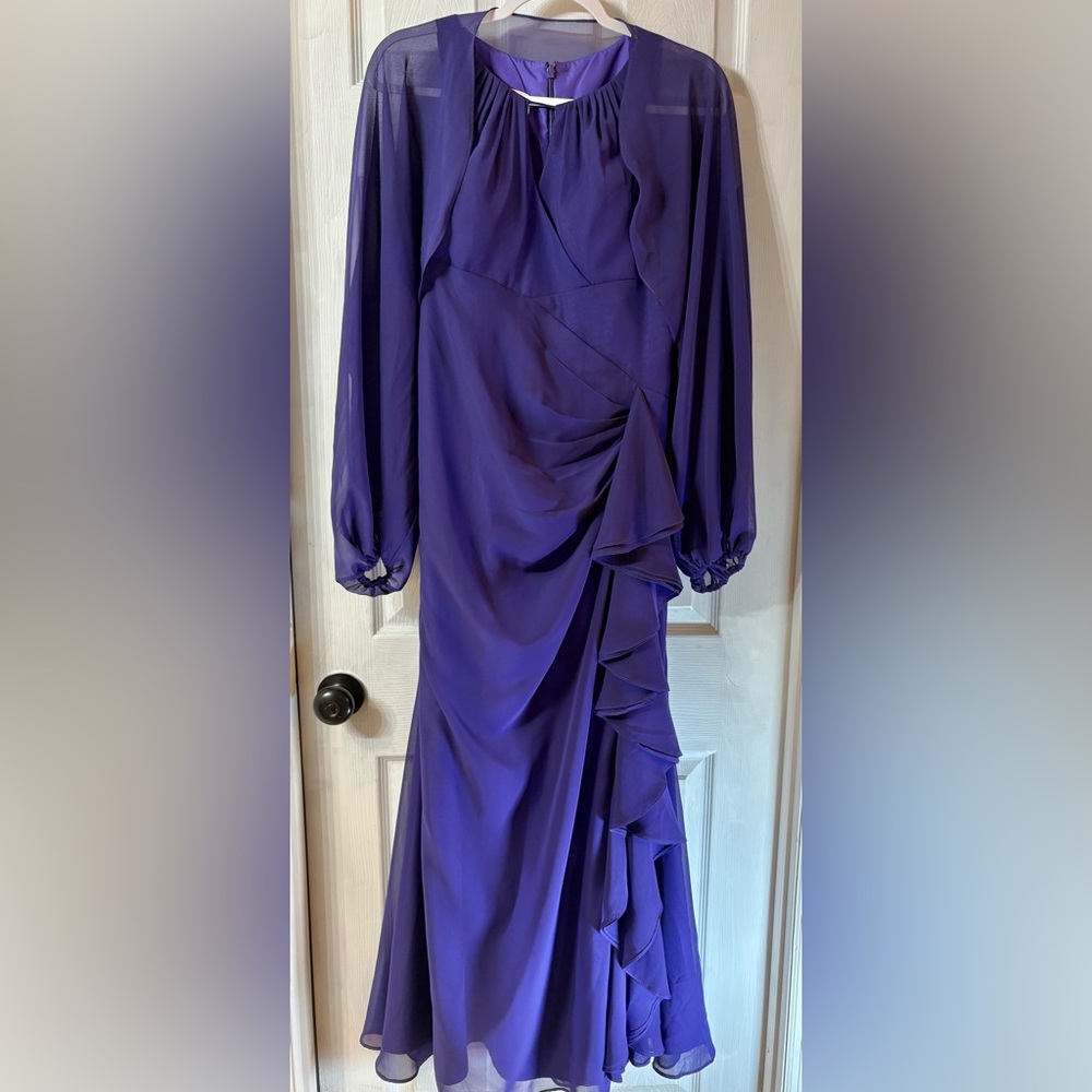 JJ’s House Elegant Midnight Blue Mother of the Bride/Groom Dress, US 6